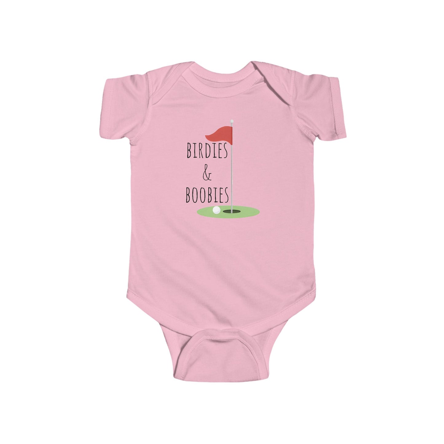 birdies & boobies baby onesie